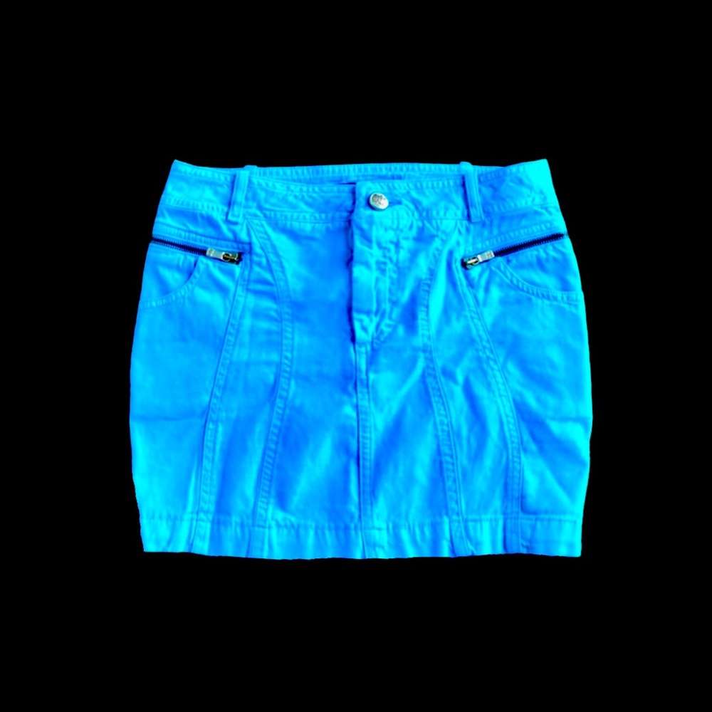 Versace Vintage Cyber Micro Mini Skirt